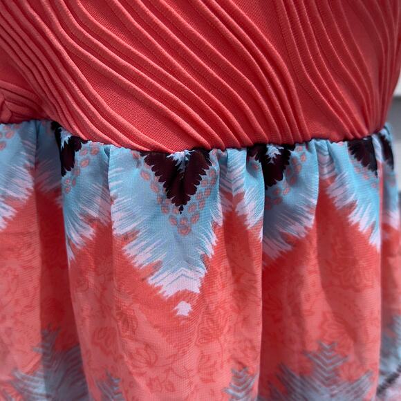 No Boundaries Coral Strapless high low Dress junior's size XL (15-17) - Picture 4 of 9